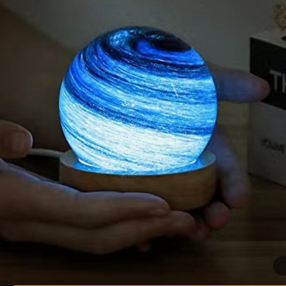 Other - Whimsical Starry Sky Glass Sphere Celestial Dimmable Nightlight